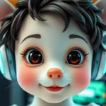 High-resolution stock photo of tecnologia; adorable and cute, charming facial features, commercial-quality image