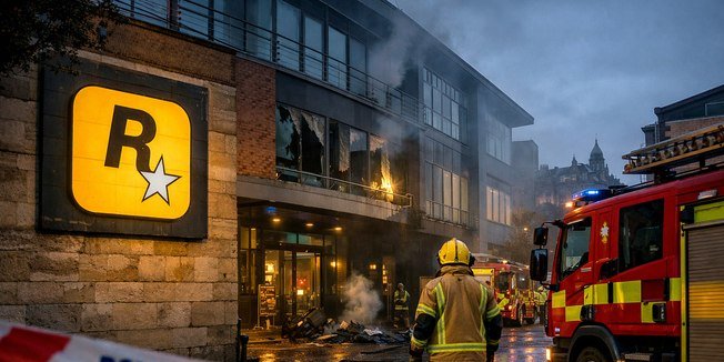 Incêndio em caldeira mobiliza bombeiros no estúdio da Rockstar North, responsável por GTA 6 - Imagem do artigo
