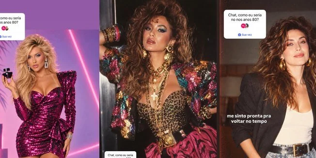 Trend no ChatGPT transforma fotos atuais em estilo anos 80 com inteligência artificial