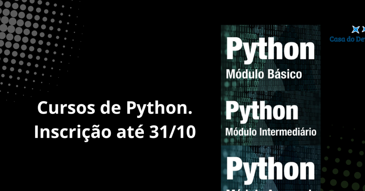 Imagem destacada – Última chance para aproveitar o curso gratuito de Python oferecido por Fatec e Huawei Imagem destacada - Última chance para aproveitar o curso gratuito de Python oferecido por Fatec e Huawei