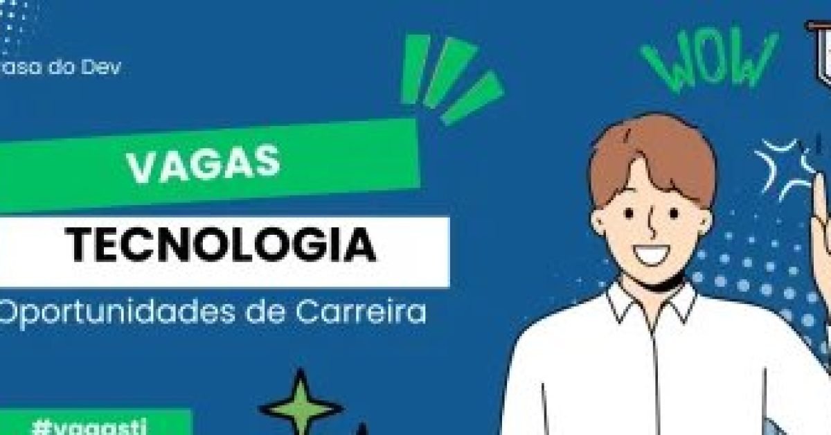 Imagem destacada – Mais de 300 vagas de TI são reunidas em duas listas divulgadas em 25/07/2025 Imagem destacada - Mais de 300 vagas de TI são reunidas em duas listas divulgadas em 25/07/2025